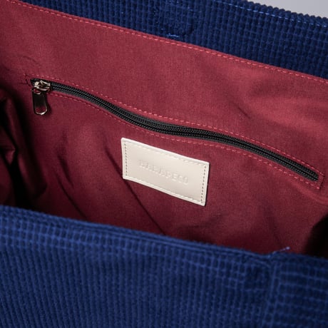 Corduroy Tote Bag - ネイビー