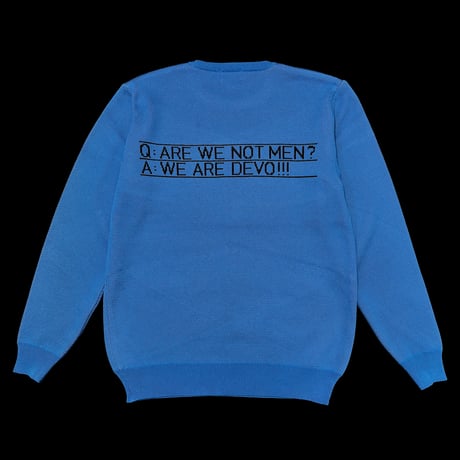 DEVOセーター（バッジ付き）／DEVO Sweater with Badge