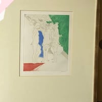 緑の小鳥」新井亮 銅版画 | A.Gallery