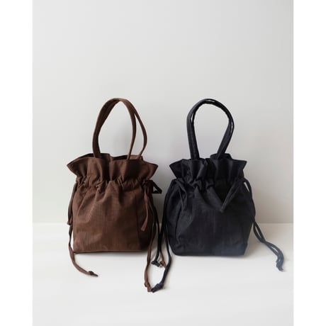 BAGGU Nylon Drawstring Bag Coffee
