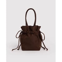 BAGGU Nylon Drawstring Bag Coffee