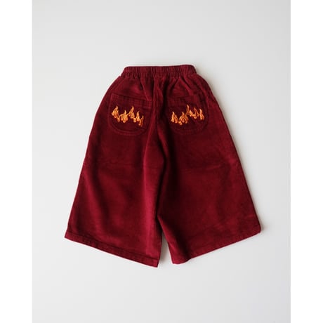 FYTZ blaze cord pants flame(BB-1Y,2Y-3Y,4Y-5Y)