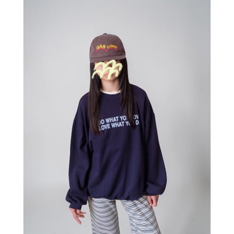 Soy Milk Sweatshirt Navy(JS,JM,JL)