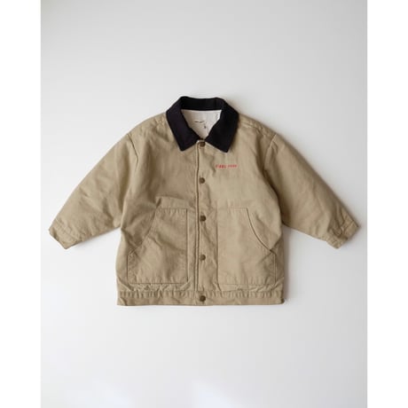 ZIGGY ZAZA de kat padded coat dune(2-3Y,3-5Y,5-7Y,7-9Y)