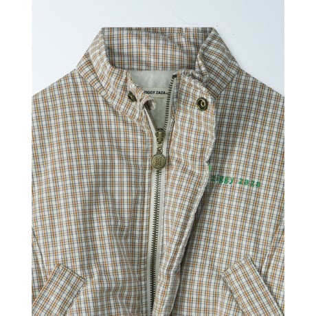 ZIGGY ZAZA juno padded bomber cloud check(2-3Y,3-5Y,5-7Y,7-9Y)