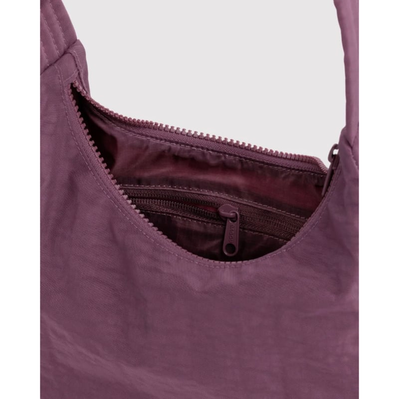 BAGGU Mini Nylon Shoulder Bag - Wild Plum | UNO