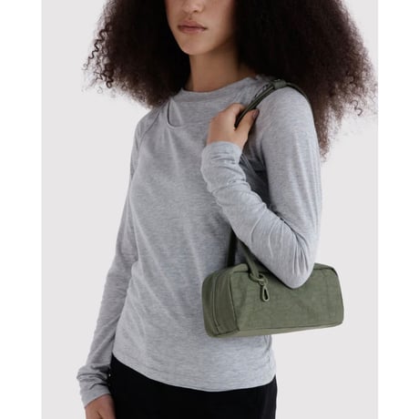 BAGGU Small Nylon Bowler Bag - Caper
