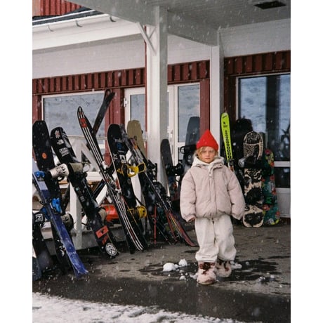ZIGGY ZAZA juno padded bomber cloud check(2-3Y,3-5Y,5-7Y,7-9Y)