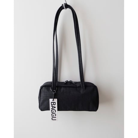 BAGGU Small Nylon Bowler Bag - Black