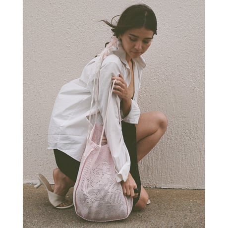 Nananita ROSE CROCHET BAG - PETAL