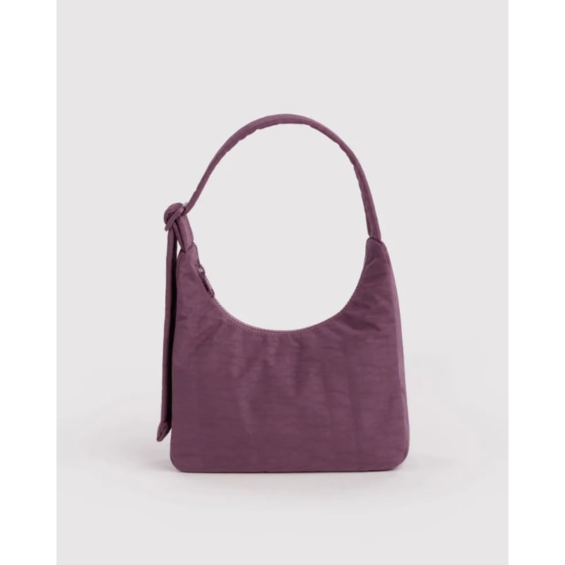 BAGGU Mini Nylon Shoulder Bag - Wild Plum | UNO