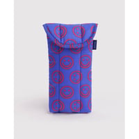 BAGGU Puffy Glasses Sleeve Mini Cobalt Happy
