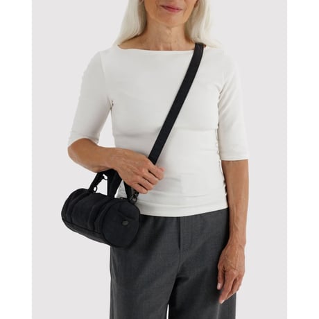 BAGGU Small Nylon Duffle Bag - Black