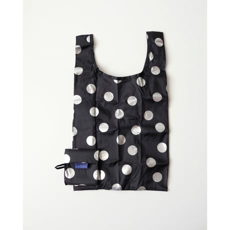 BAGGU Baby Baggu - Silver Metallic Polka Dot