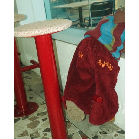 FYTZ blaze cord pants flame(BB-1Y,2Y-3Y,4Y-5Y)