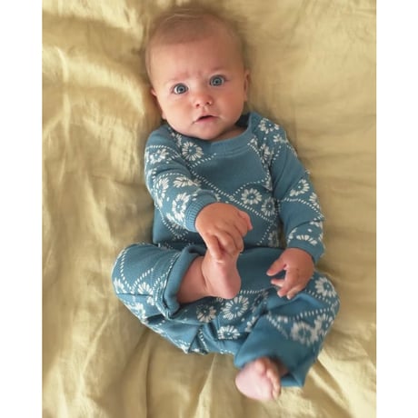 SUMMER & STORM BABY PANT- BLUE FLORAL(3-6M,6-12M,12-18M,18-24M)