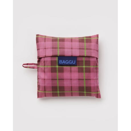 BAGGU Standard Baggu - Azalea Pink Tartan