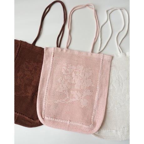Nananita ROSE CROCHET BAG - PETAL
