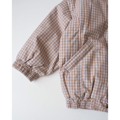 ZIGGY ZAZA juno padded bomber cloud check(2-3Y,3-5Y,5-7Y,7-9Y)