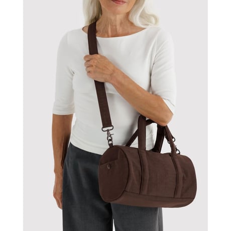 BAGGU Nylon Duffle Bag - Coffee