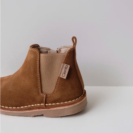 <ご予約>Cienta SUEDE SIDE GORE BOOTS beige / suede 1052(25(15cm)～37(23cm)