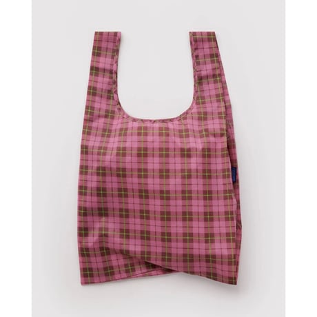 BAGGU Standard Baggu - Azalea Pink Tartan