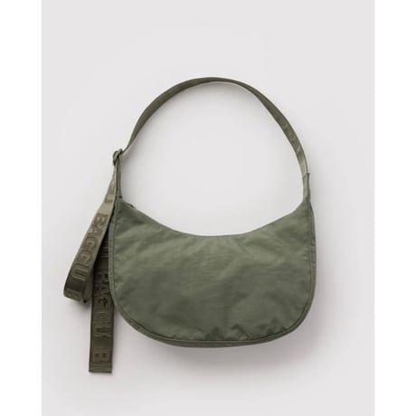 BAGGU Medium Nylon Crescent Bag - Caper