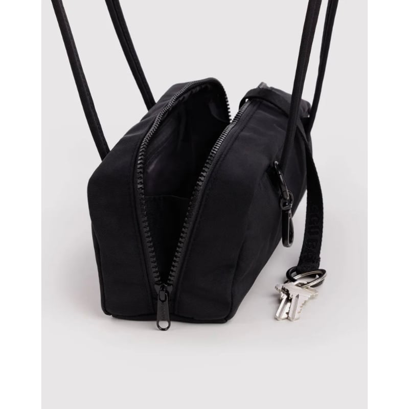 BAGGU Small Nylon Bowler Bag - Black | UNO babe