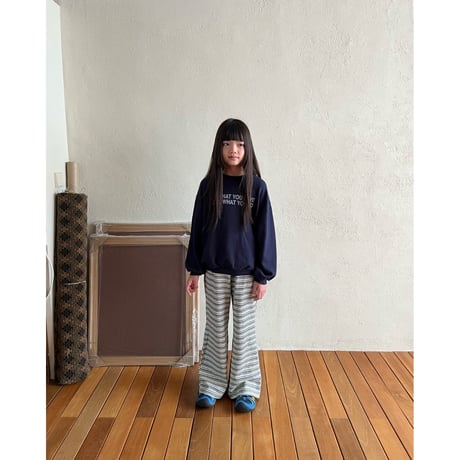 Soy Milk Sweatshirt Navy(JS,JM,JL)