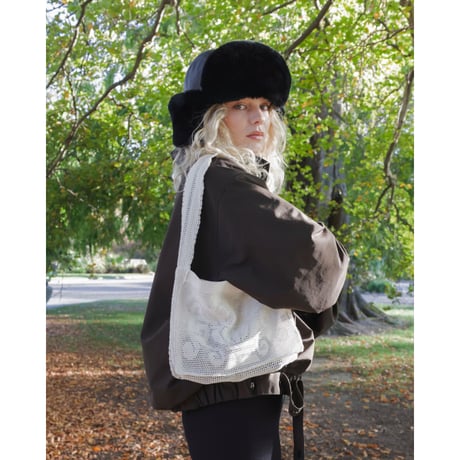 Nananita FOUNTAIN CROCHET BAG - DOVE