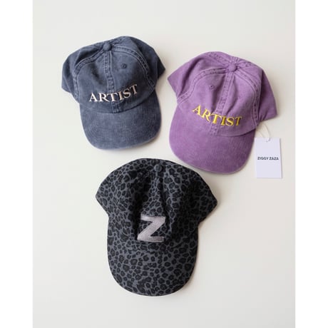 ZIGGY ZAZA leopard cap slate