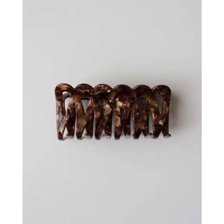 Buttermilk Weina Claw Clip in Toasted
