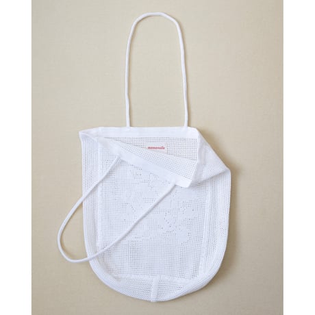 Nananita ROSE CROCHET BAG - DOVE