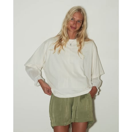 SUMMER & STORM WOMENS BOXY TEE NATURAL