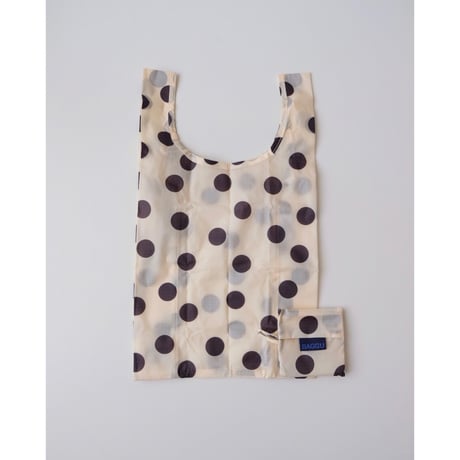 BAGGU Baby Baggu - Cream and Black Polka Dot