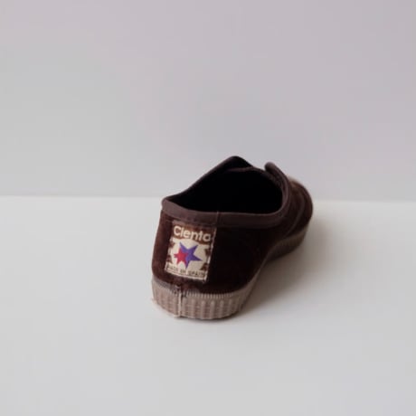 <ご予約>Cienta VELOUR DECK SHOES brown / velour 955A(25(15cm)～37(23cm))