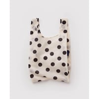 BAGGU Baby Baggu - Cream and Black Polka Dot