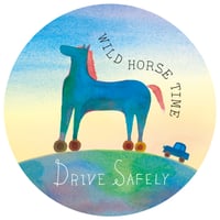 マグネットステッカー - DRIVE SAFELY -