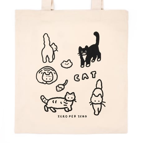 CATS white | Eco bag