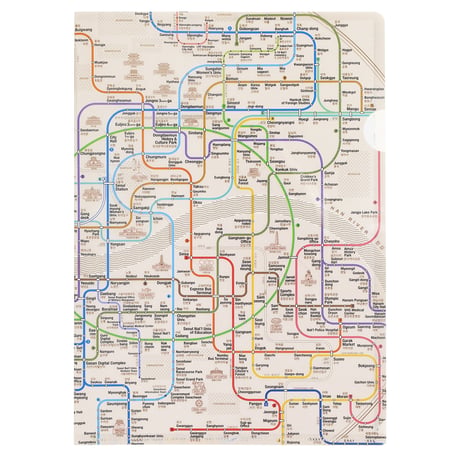 SEOUL RAILWAY SYSTEM | A4 folder