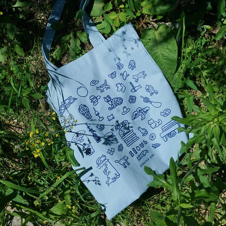 CAT IN SEOUL blue | Eco bag