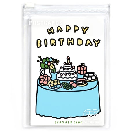 HAPPY BIRTHDAY 2 | Silkscreen postcard set