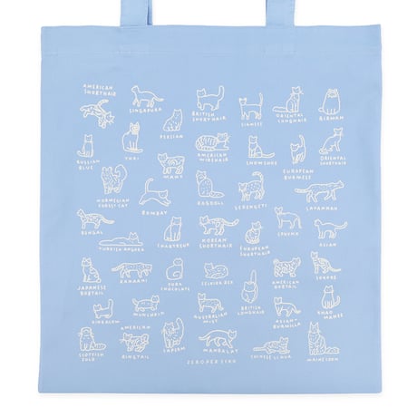 CAT DICTIONARY 4 blue | Eco bag