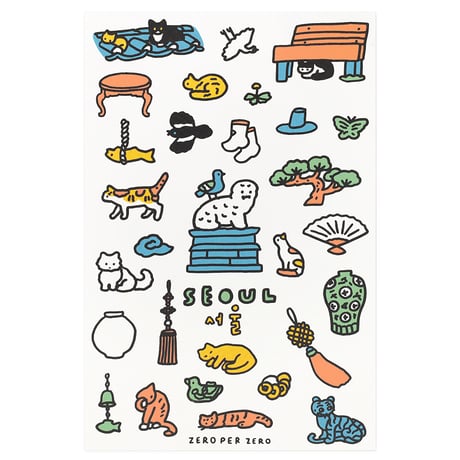 CAT IN SEOUL | Postcard