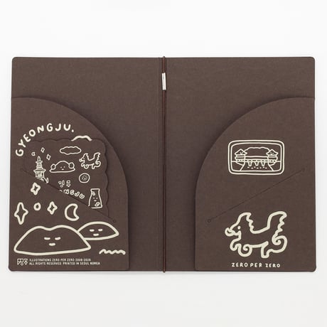 GYEONGJU brown | Passport cover 2