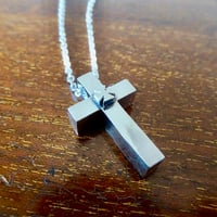 仁尾彫金『アイアンクロス、ブロッククロス、リバーシブル』ハンドメイド633