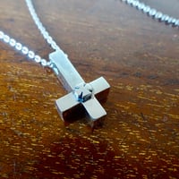 仁尾彫金『アイアンクロス、ブロック逆十字クロス』ハンドメイド634