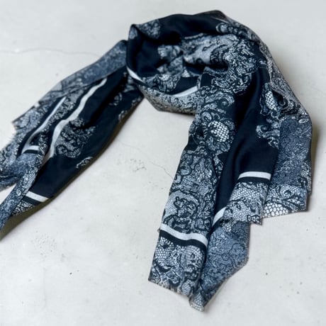 Dentelles motif scarf（noir）