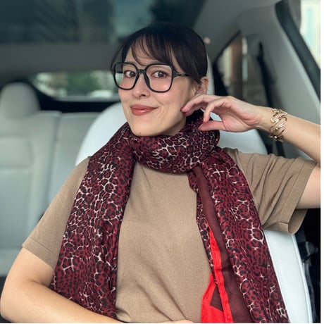 Urban Safari Scarf（BORDEAUX）