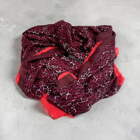 Urban Safari Scarf（BORDEAUX）